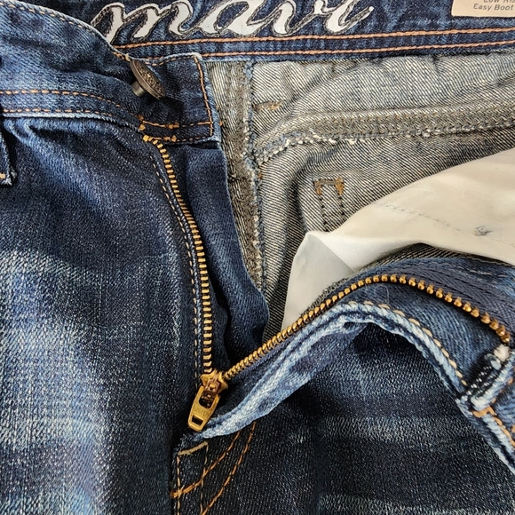 Mavi Josh Low Rise Easy Bootcut Jeans Dark Wash Size 31 - Picture 11 of 16